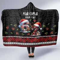 Aotearoa Six Seven Personalized Hooded Blanket New Zealand Funny Christmas - Polynesian Pride