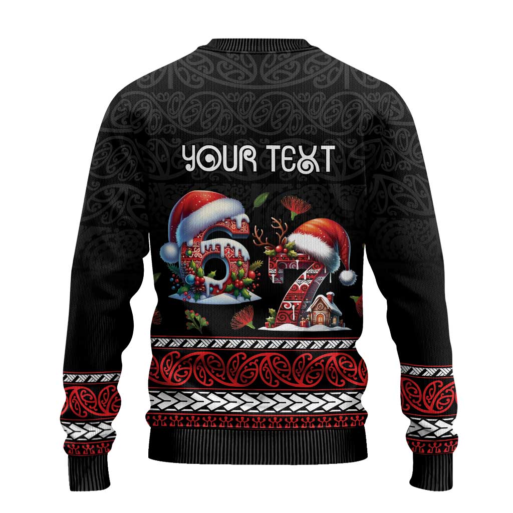Aotearoa Six Seven Personalized Ugly Christmas Sweater New Zealand Funny Christmas - Polynesian Pride