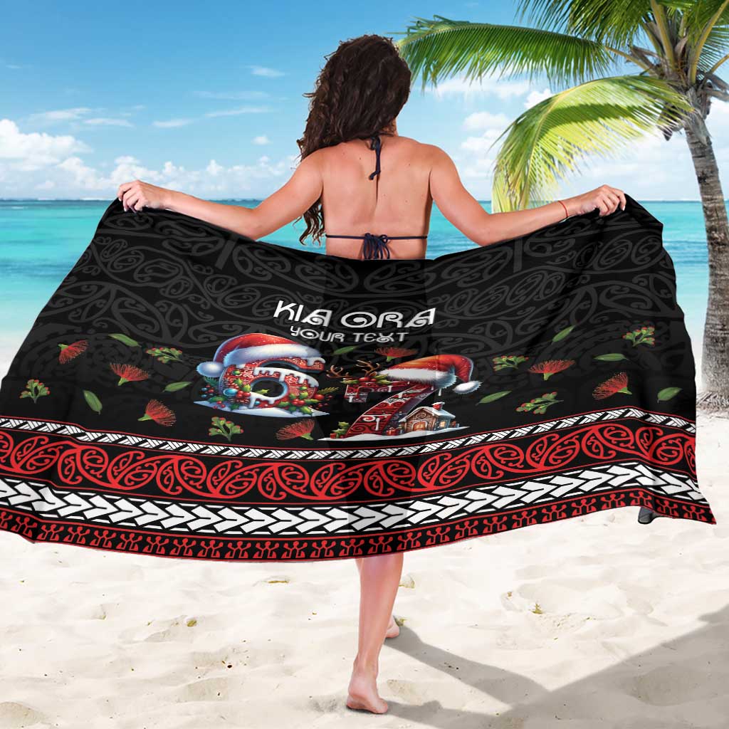 Aotearoa Six Seven Personalized Sarong New Zealand Funny Christmas - Polynesian Pride