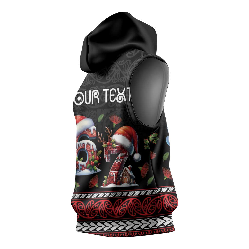 Aotearoa Six Seven Personalized Sleeveless Hoodie New Zealand Funny Christmas - Polynesian Pride