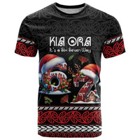 Aotearoa Six Seven Personalized T Shirt New Zealand Funny Christmas - Polynesian Pride