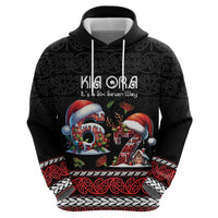 Aotearoa Six Seven Personalized Zip Hoodie New Zealand Funny Christmas - Polynesian Pride