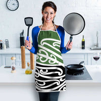 Green Fern New Zealand Kowhai Ngutukak Apron - Polynesian Pride