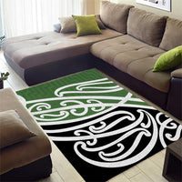 Green Fern New Zealand Kowhai Ngutukak Area Rug - Polynesian Pride