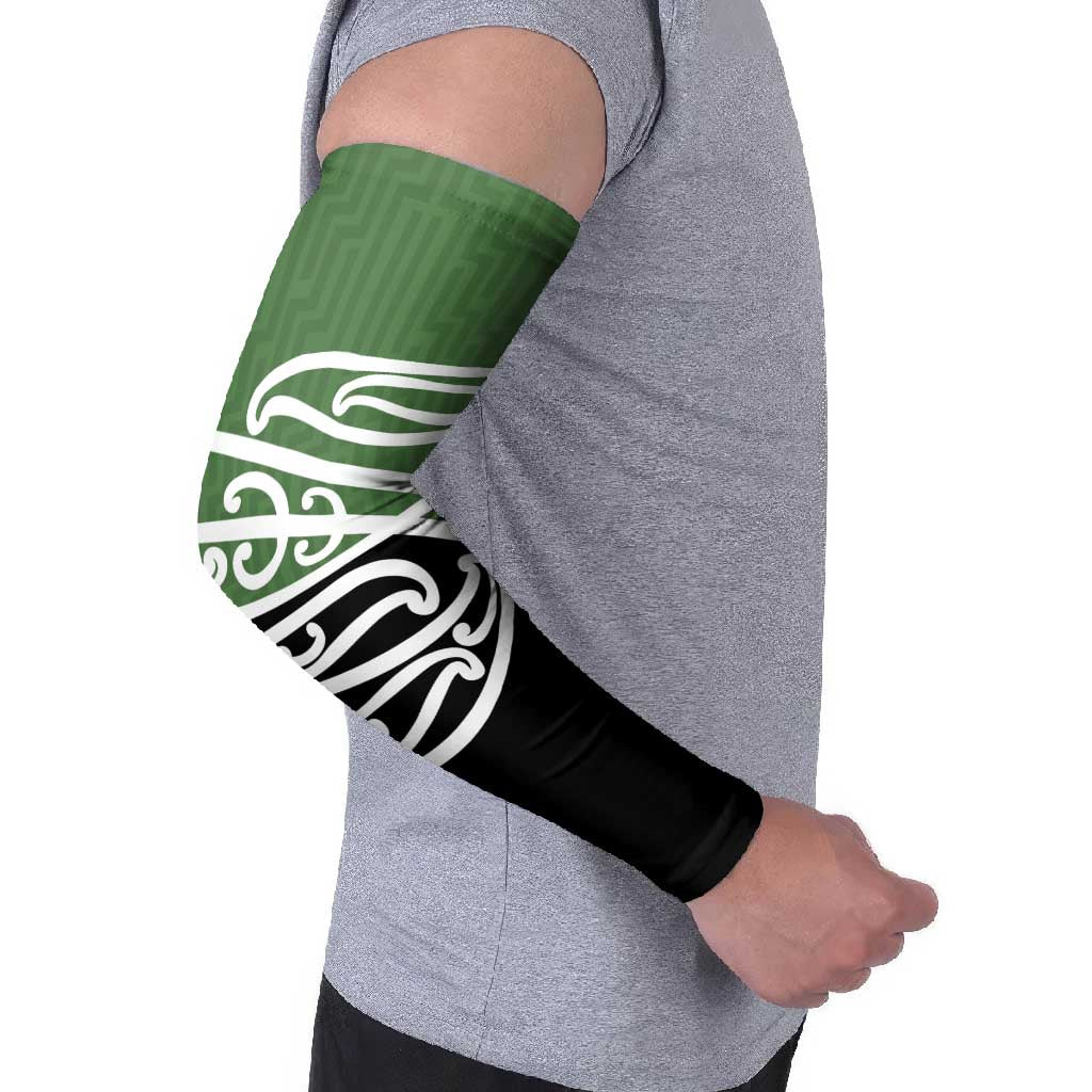 Green Fern New Zealand Kowhai Ngutukak Arm Sleeves - Polynesian Pride