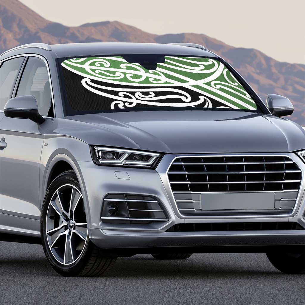 Green Fern New Zealand Kowhai Ngutukak Auto Sun Shade - Polynesian Pride