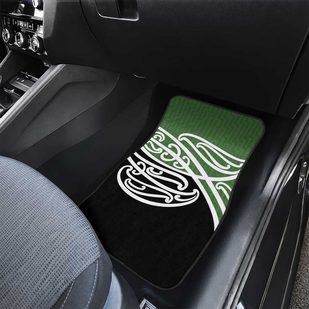 Green Fern New Zealand Kowhai Ngutukak Car Mats - Polynesian Pride