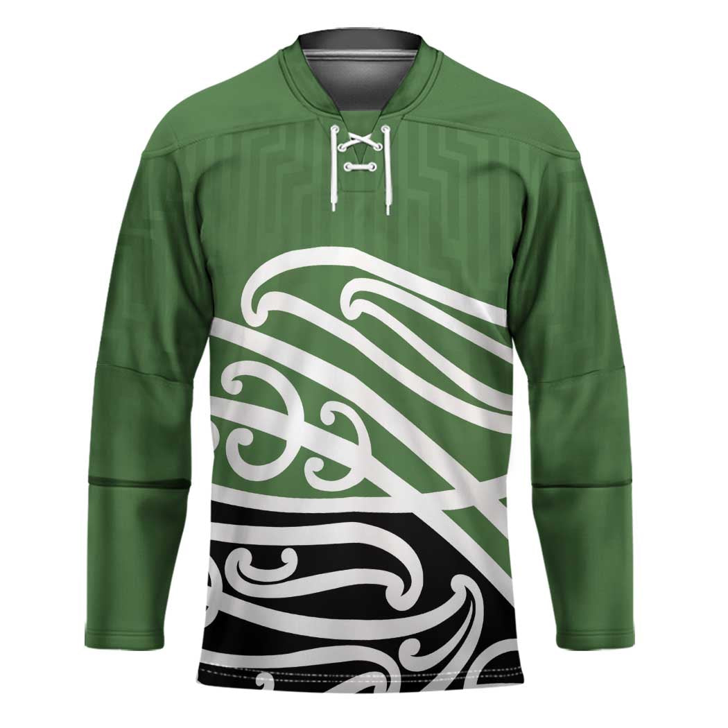 Green Fern New Zealand Kowhai Ngutukak Hockey Jersey - Polynesian Pride