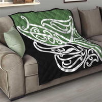 Green Fern New Zealand Kowhai Ngutukak Quilt - Polynesian Pride