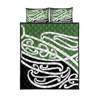 Green Fern New Zealand Kowhai Ngutukak Quilt Bed Set - Polynesian Pride