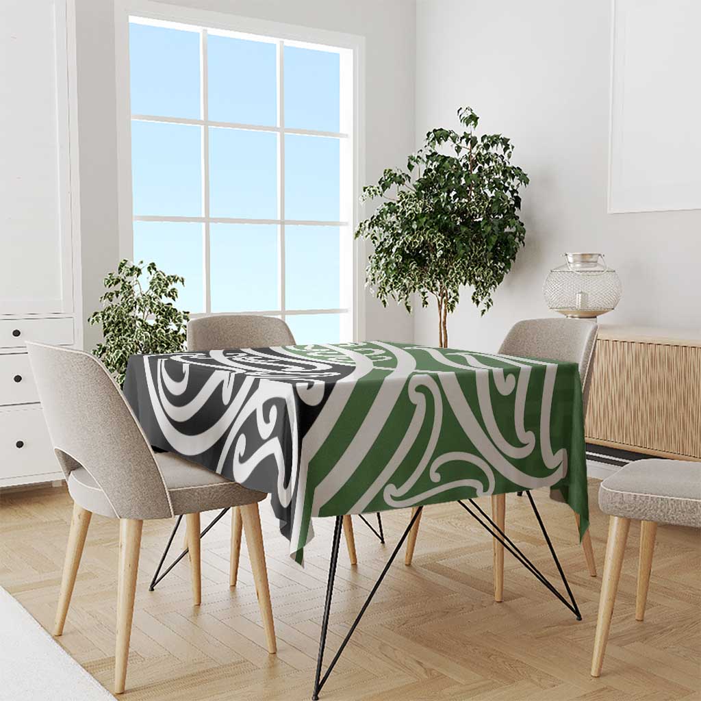 Green Fern New Zealand Kowhai Ngutukak Tablecloth - Polynesian Pride