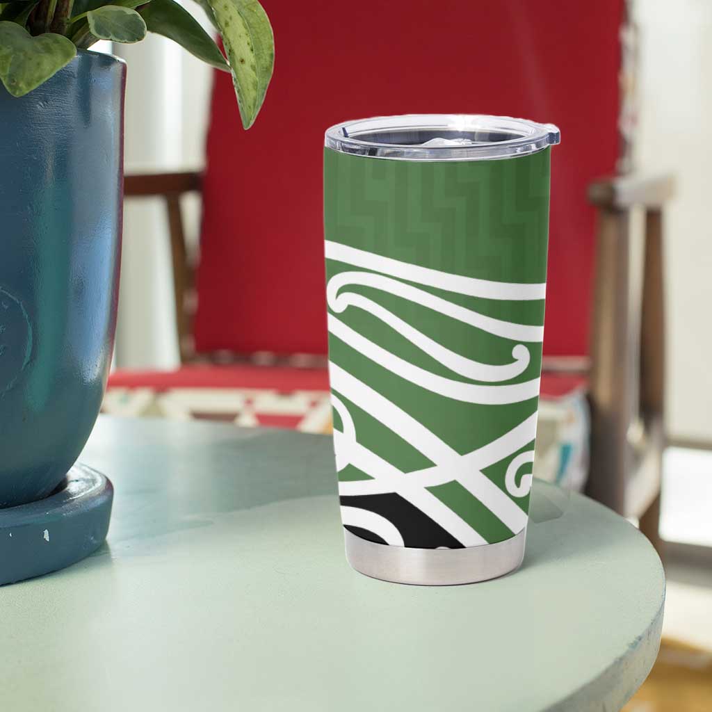 Green Fern New Zealand Kowhai Ngutukak Tumbler Cup - Polynesian Pride