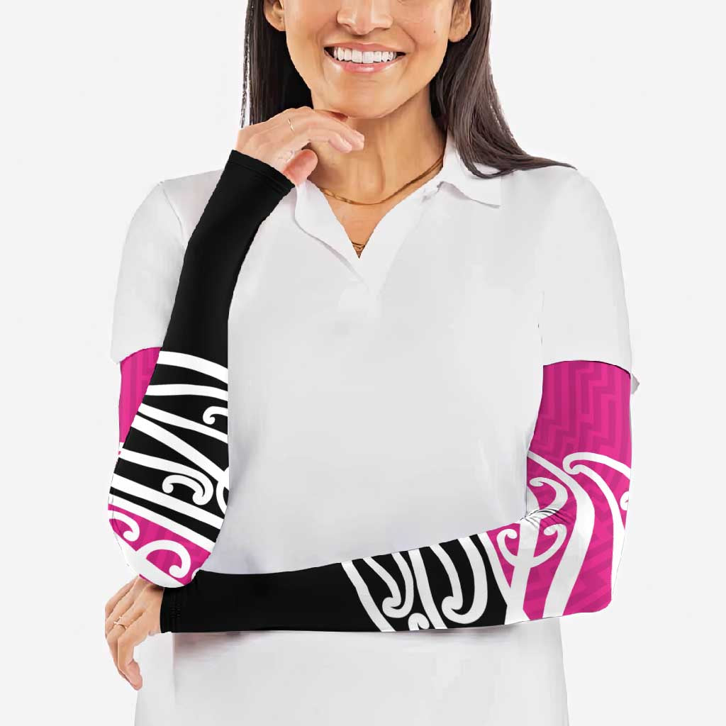 All Pink New Zealand Kowhai Ngutukak Arm Sleeves - Polynesian Pride