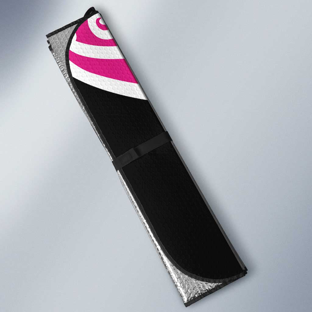 All Pink New Zealand Kowhai Ngutukak Auto Sun Shade - Polynesian Pride