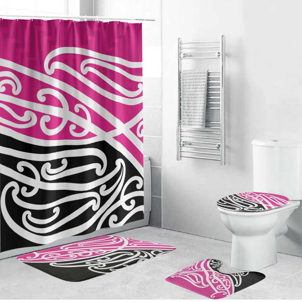 All Pink New Zealand Kowhai Ngutukak Bathroom Set - Polynesian Pride