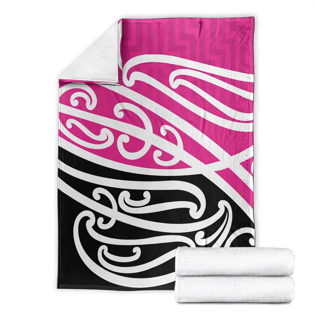 All Pink New Zealand Kowhai Ngutukak Blanket - Polynesian Pride