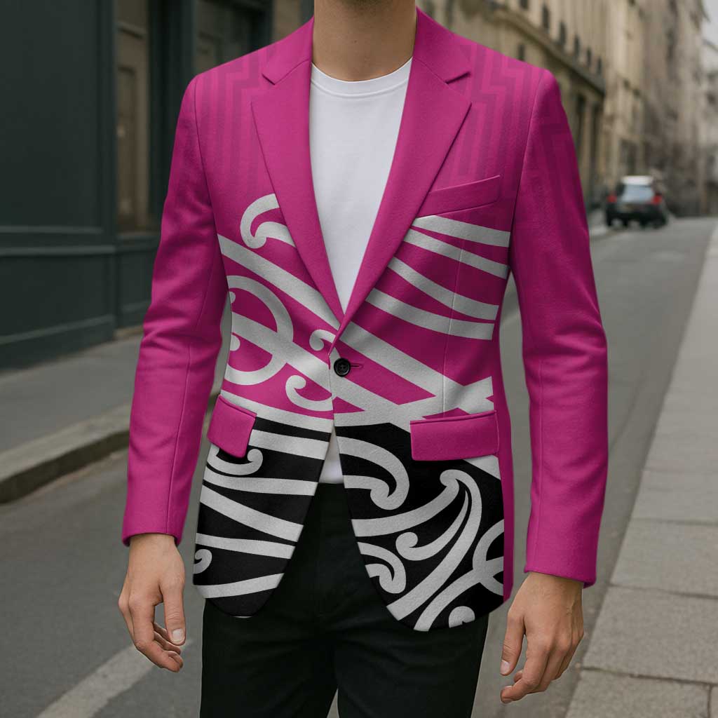 All Pink New Zealand Kowhai Ngutukak Blazer - Polynesian Pride