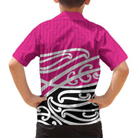All Pink New Zealand Kowhai Ngutukak Kid Hawaiian Shirt - Polynesian Pride