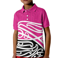 All Pink New Zealand Kowhai Ngutukak Kid Polo Shirt - Polynesian Pride