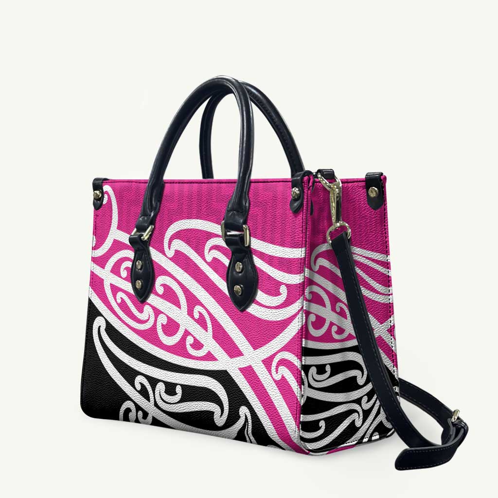 All Pink New Zealand Kowhai Ngutukak Leather Bag - Polynesian Pride