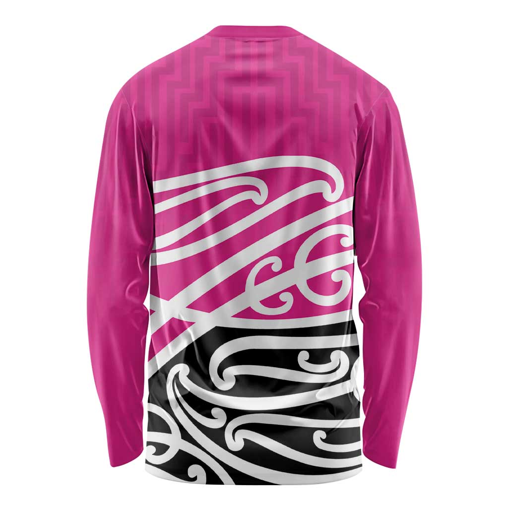 All Pink New Zealand Kowhai Ngutukak Long Sleeve Shirt - Polynesian Pride