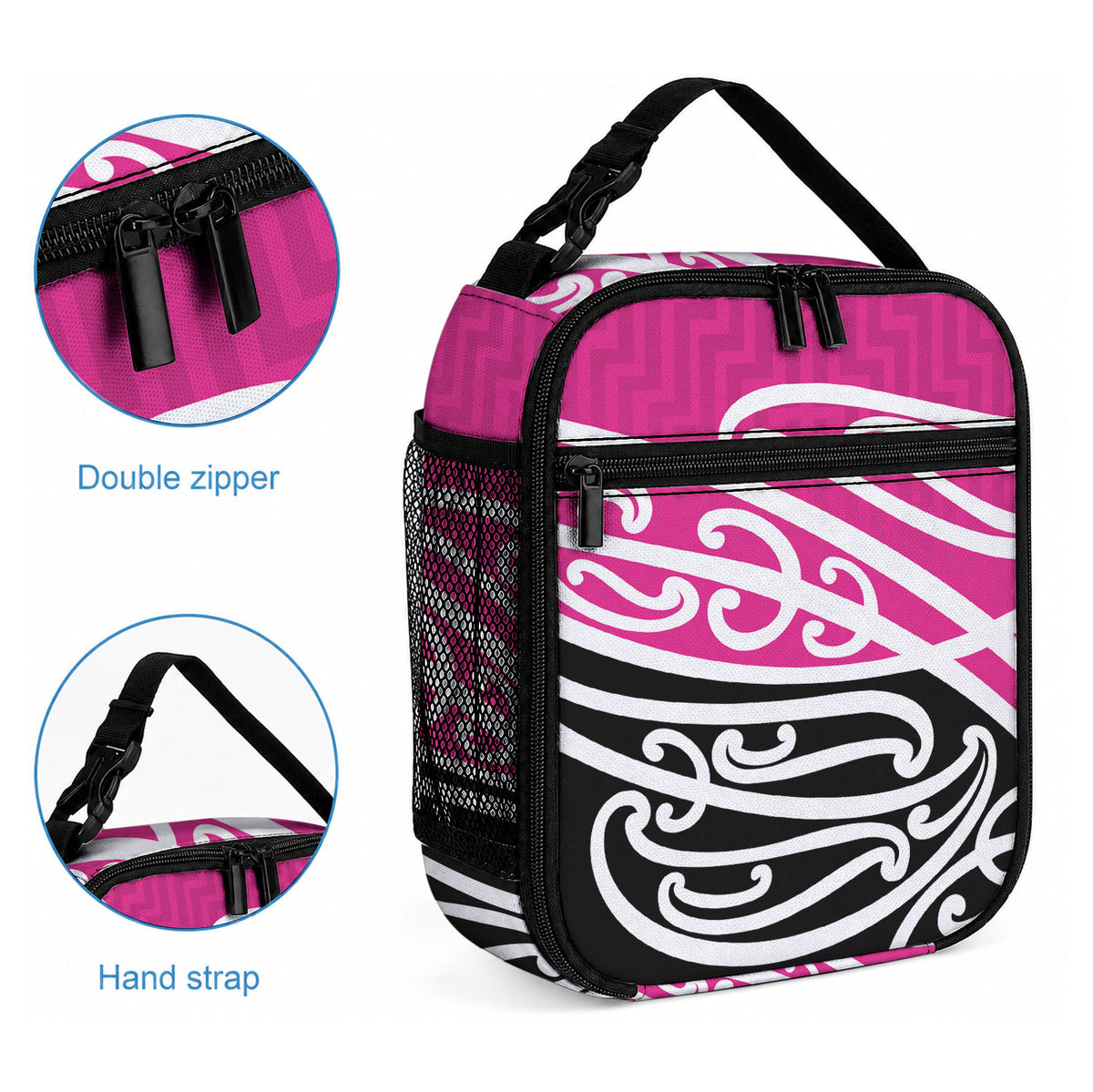 All Pink New Zealand Kowhai Ngutukaka Lunch Bag LT9 - Polynesian Pride