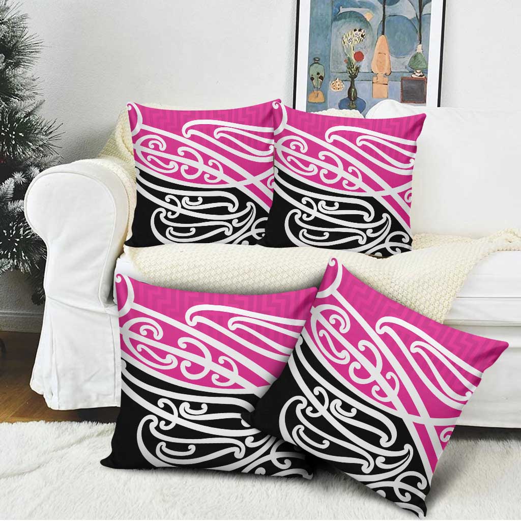 All Pink New Zealand Kowhai Ngutukak Pillow Cover - Polynesian Pride