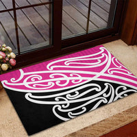 All Pink New Zealand Kowhai Ngutukak Rubber Doormat - Polynesian Pride