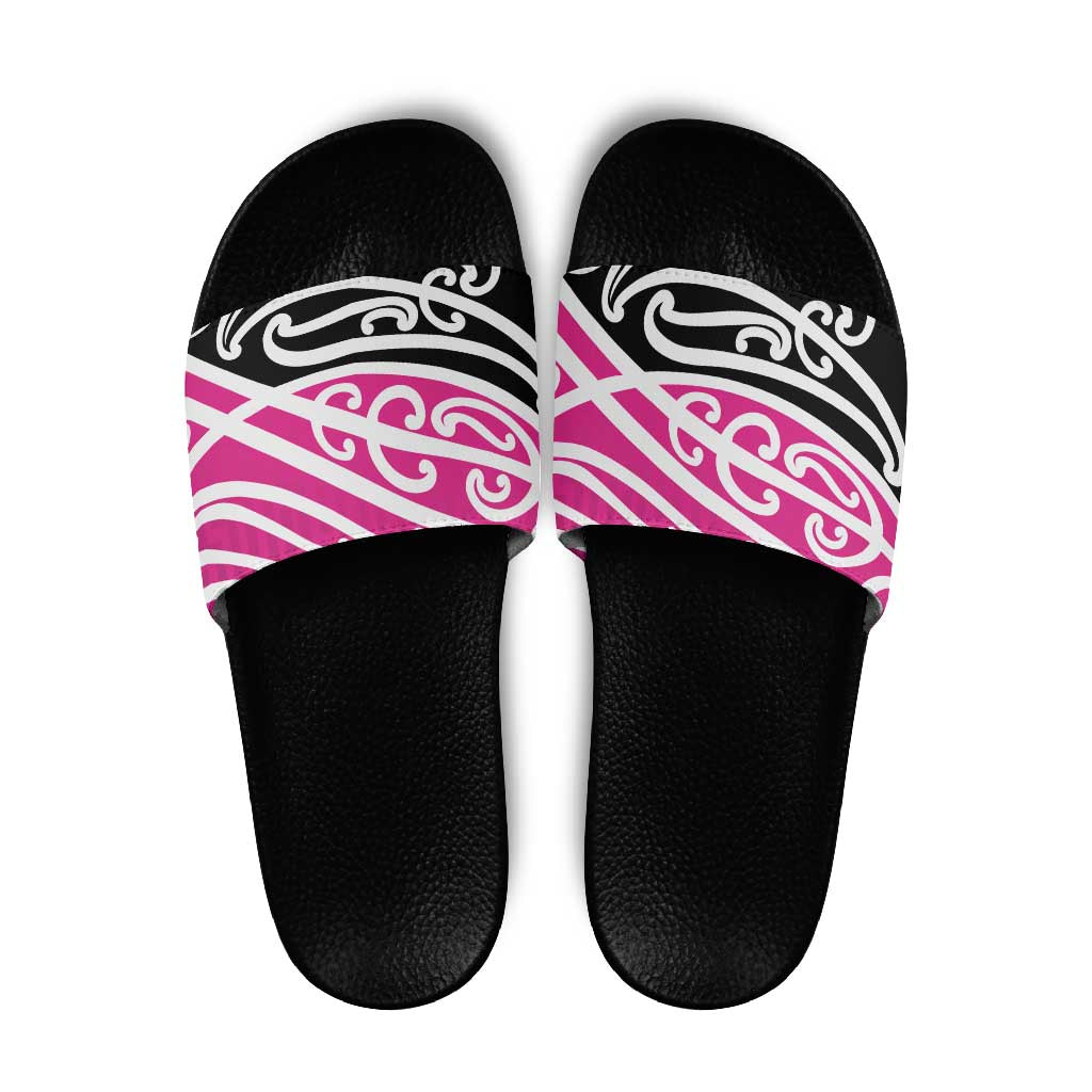All Pink New Zealand Kowhai Ngutukak Slide Sandals - Polynesian Pride