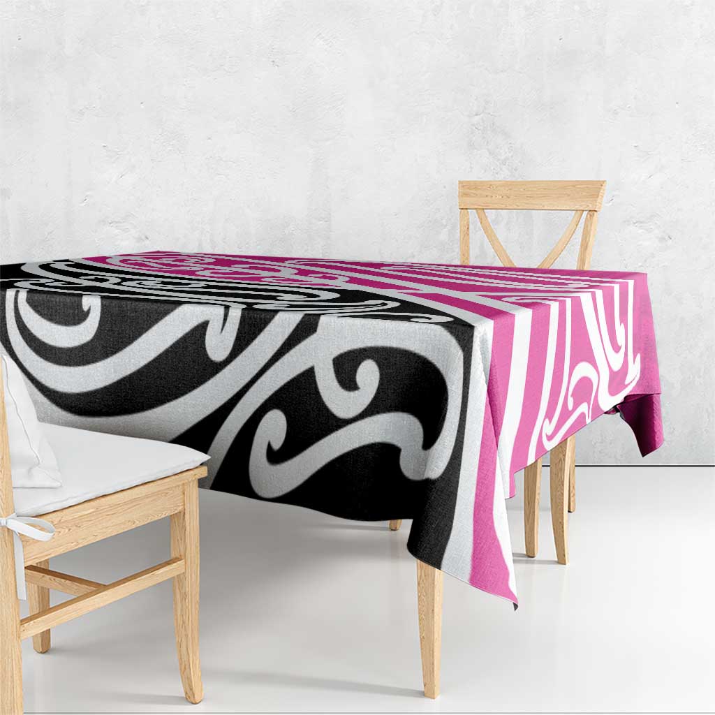 All Pink New Zealand Kowhai Ngutukak Tablecloth - Polynesian Pride