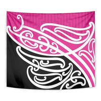 All Pink New Zealand Kowhai Ngutukak Tapestry - Polynesian Pride