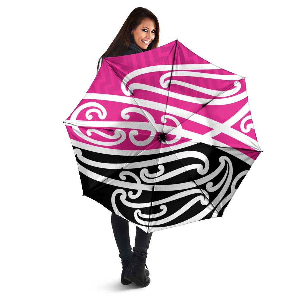 All Pink New Zealand Kowhai Ngutukak Umbrella - Polynesian Pride