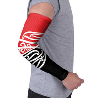 All Red New Zealand Kowhai Ngutukak Arm Sleeves - Polynesian Pride