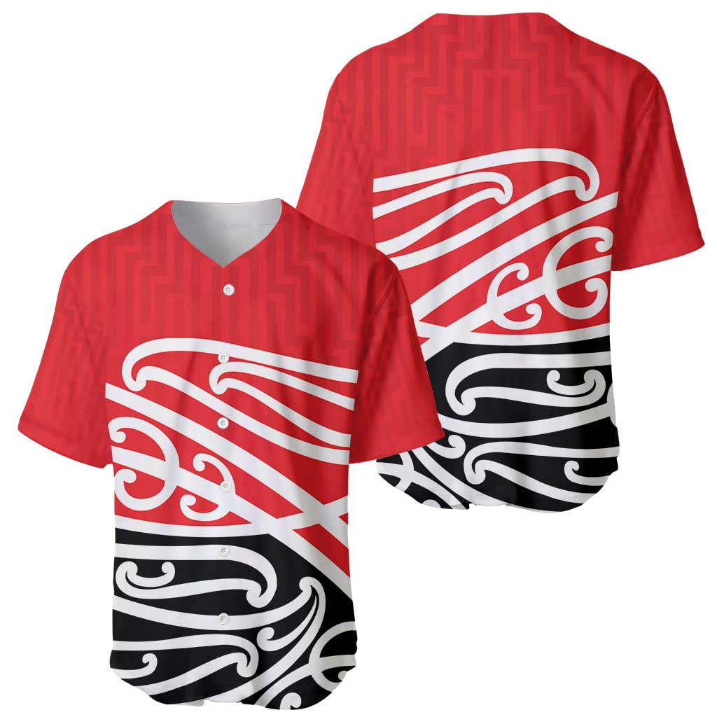 All Red New Zealand Kowhai Ngutukak Baseball Jersey - Polynesian Pride
