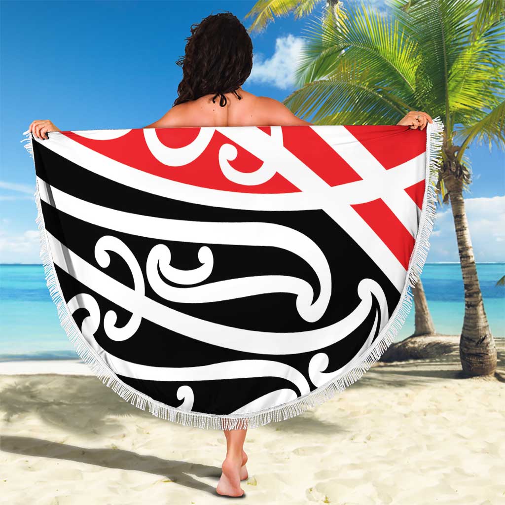 All Red New Zealand Kowhai Ngutukak Beach Blanket - Polynesian Pride