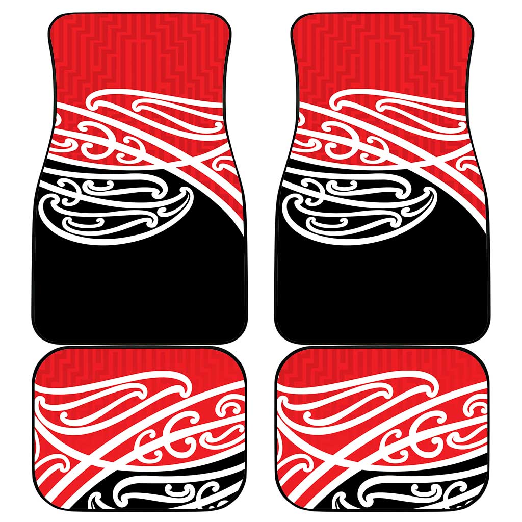 All Red New Zealand Kowhai Ngutukak Car Mats - Polynesian Pride
