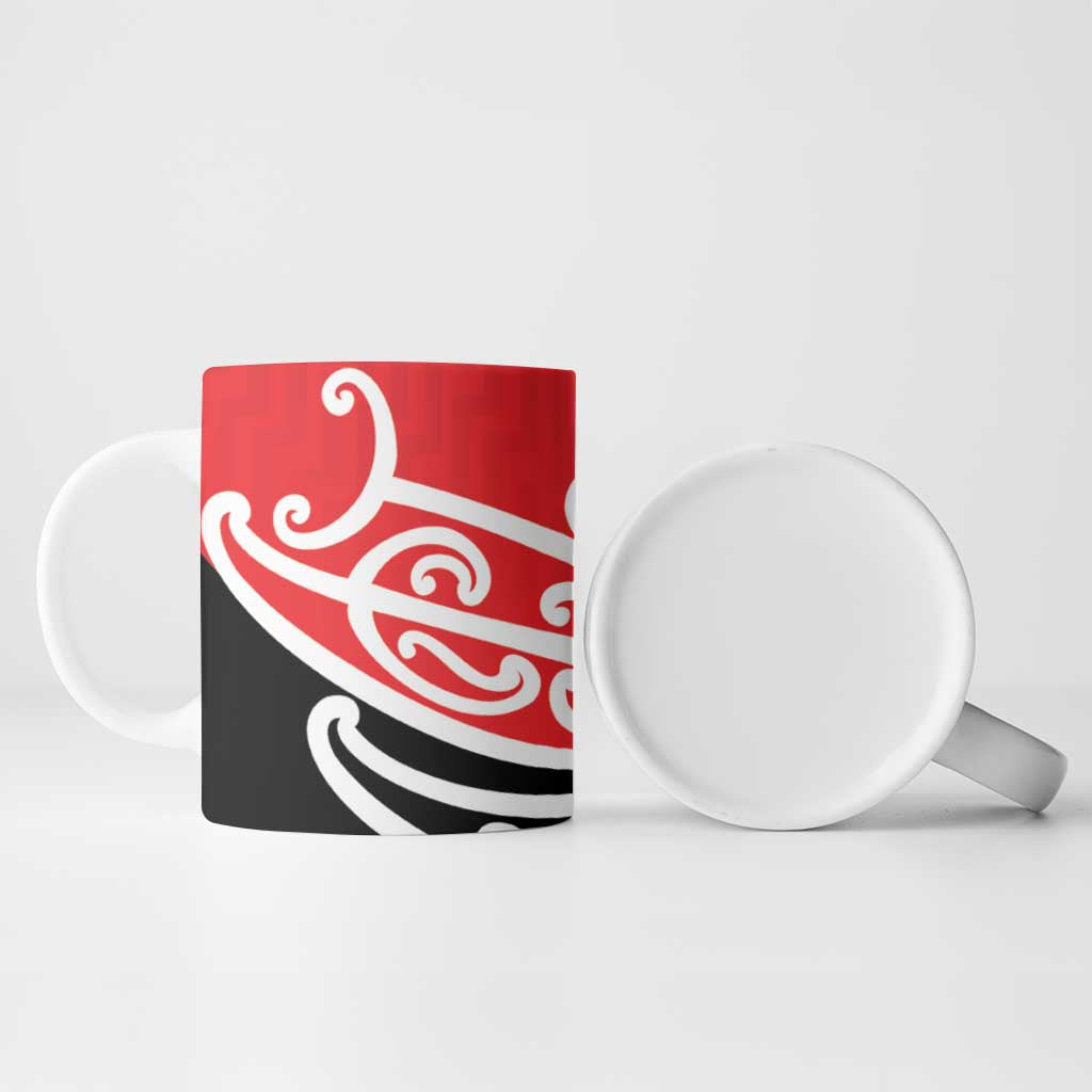 All Red New Zealand Kowhai Ngutukak Ceramic Mug - Polynesian Pride