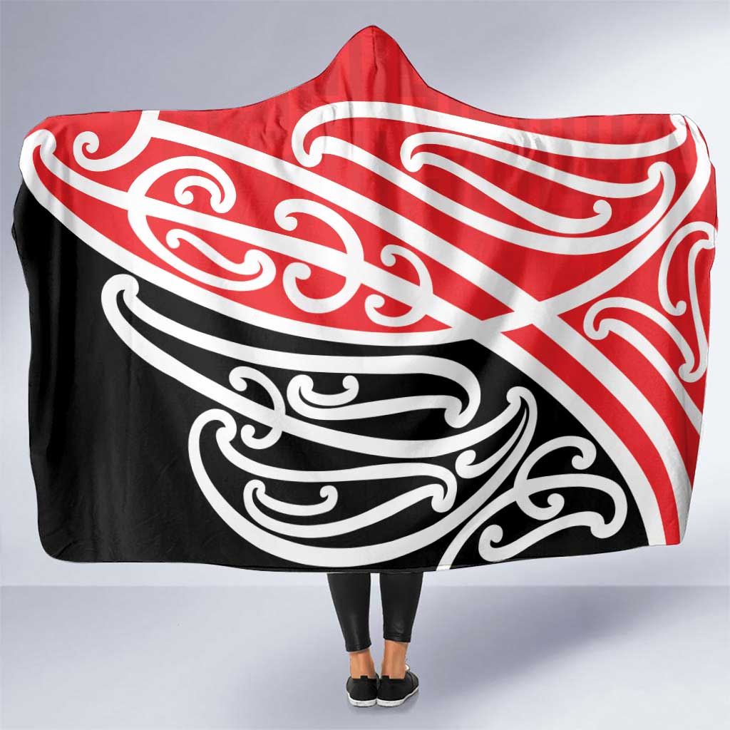 All Red New Zealand Kowhai Ngutukak Hooded Blanket - Polynesian Pride