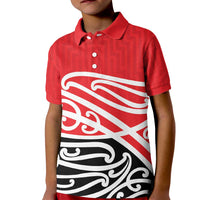 All Red New Zealand Kowhai Ngutukak Kid Polo Shirt - Polynesian Pride