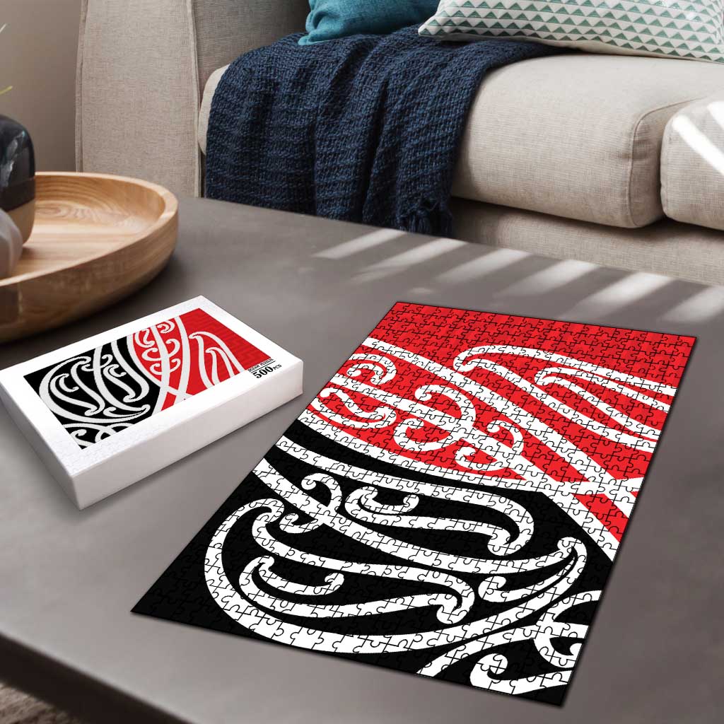 All Red New Zealand Kowhai Ngutukak Puzzle - Polynesian Pride