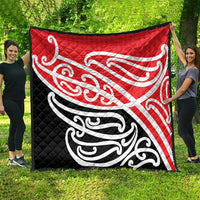 All Red New Zealand Kowhai Ngutukak Quilt - Polynesian Pride