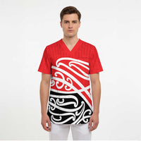 All Red New Zealand Kowhai Ngutukak Scrub Top - Polynesian Pride