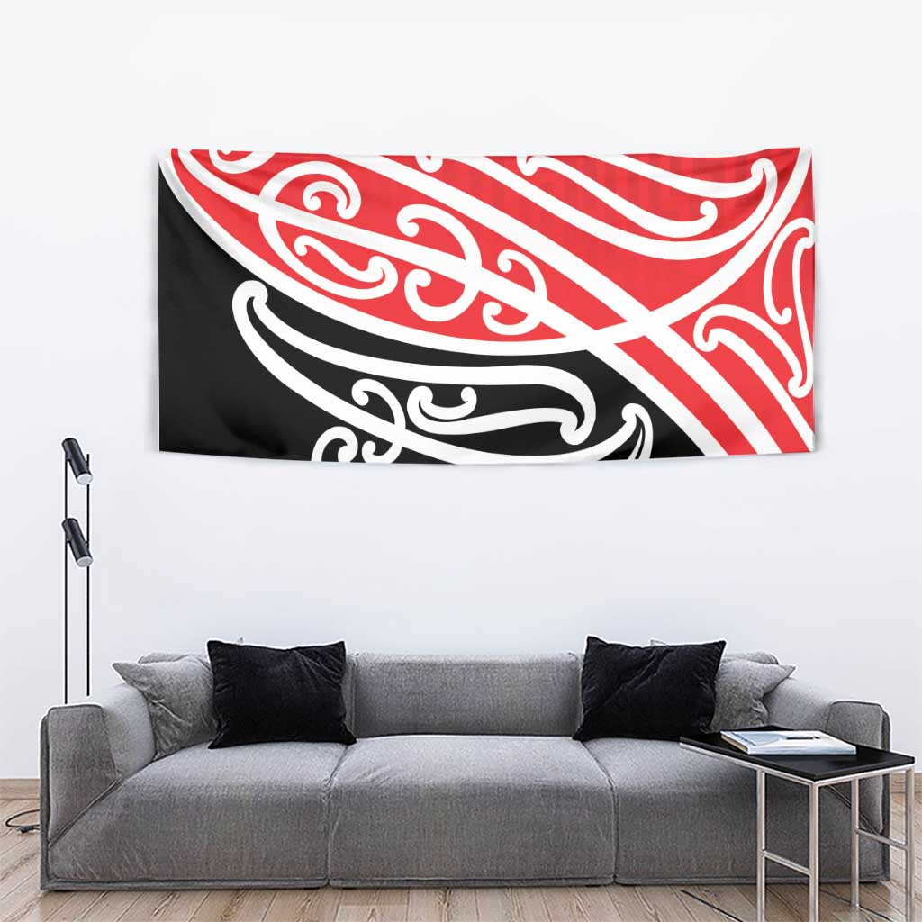 All Red New Zealand Kowhai Ngutukak Tapestry - Polynesian Pride
