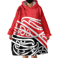 All Red New Zealand Kowhai Ngutukak Wearable Blanket Hoodie - Polynesian Pride