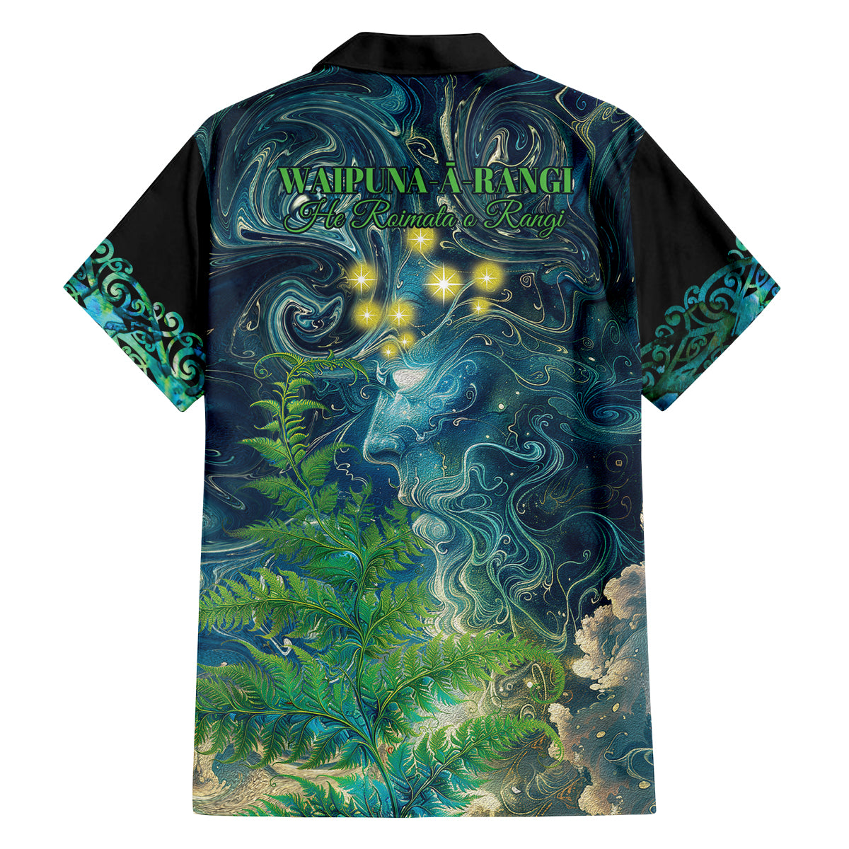 New Zealand Matariki Waipuna-a-rangi Family Matching Summer Maxi Dress and Hawaiian Shirt He Roimata o Rangi LT9 - Polynesian Pride