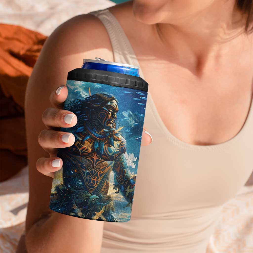 New Zealand Matariki Waita 4 in 1 Can Cooler Tumbler The Way Of The Water LT9 - Polynesian Pride