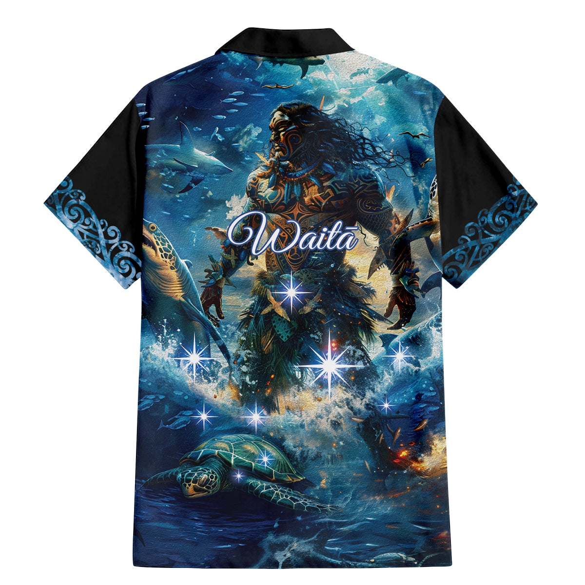 New Zealand Matariki Waita Family Matching Mermaid Dress and Hawaiian Shirt The Way Of The Water LT9 - Polynesian Pride