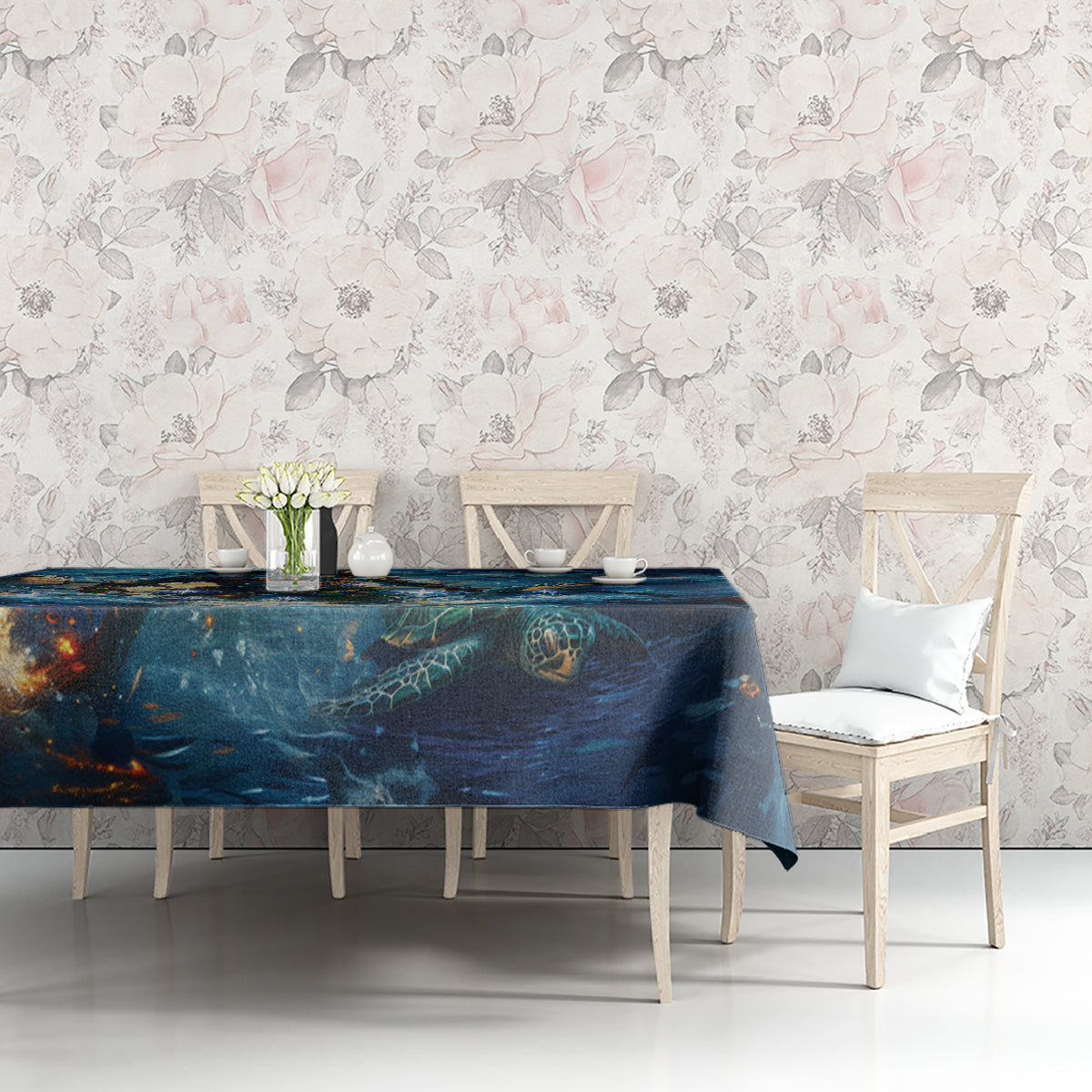 New Zealand Matariki Waita Tablecloth The Way Of The Water LT9 - Polynesian Pride