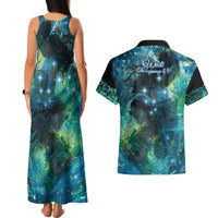 New Zealand Matariki Waiti Couples Matching Tank Maxi Dress and Hawaiian Shirt The Beginnings Of Life LT9 - Polynesian Pride