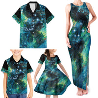 New Zealand Matariki Waiti Family Matching Tank Maxi Dress and Hawaiian Shirt The Beginnings Of Life LT9 - Polynesian Pride